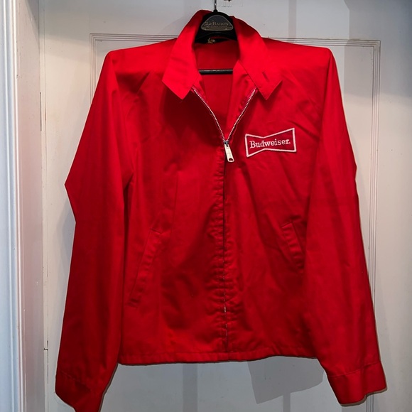Vintage Budweiser delivery driver jacket sir jac - Picture 1 of 7
